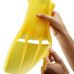 Rubber yellow swin fins from objet 500 connex multi-material printer