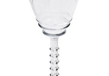 Wine glass 3d printed in clear transparent material